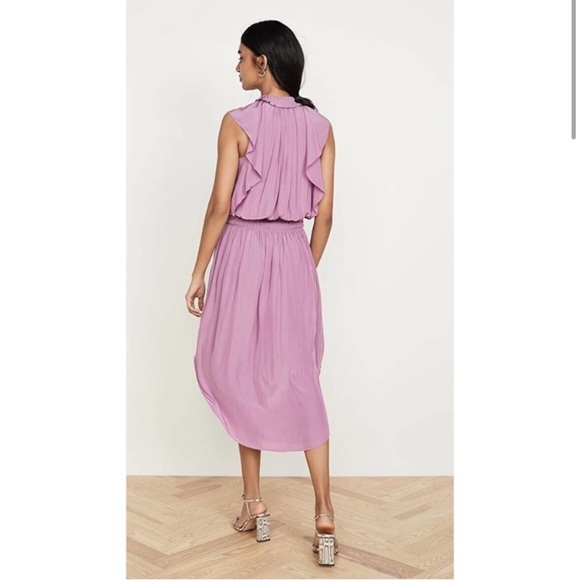 Ramy Brook Wren Flutter Sleeve Dress Mauve size XS - Picture 11 of 12